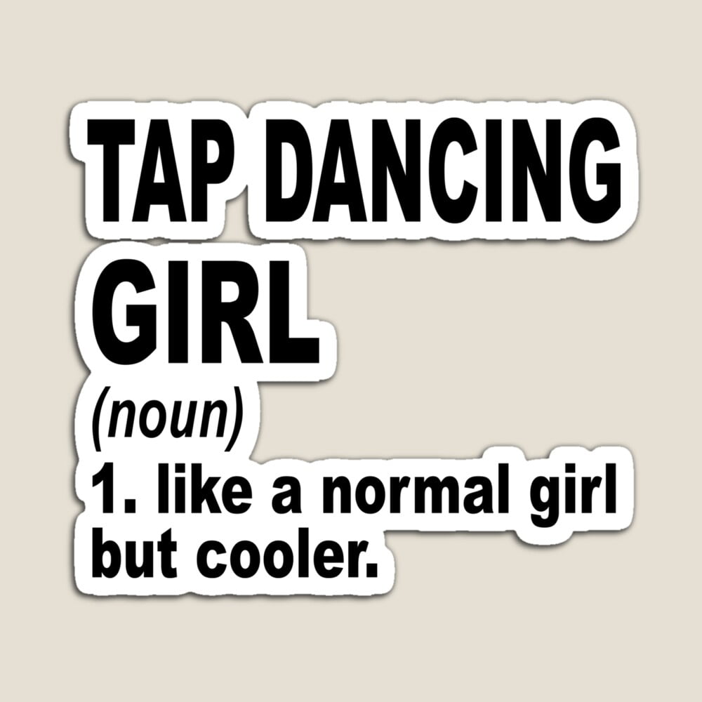 Kira Sticker With Tap Dancing Sister,Tap Dancing Girl Like A Normal ...