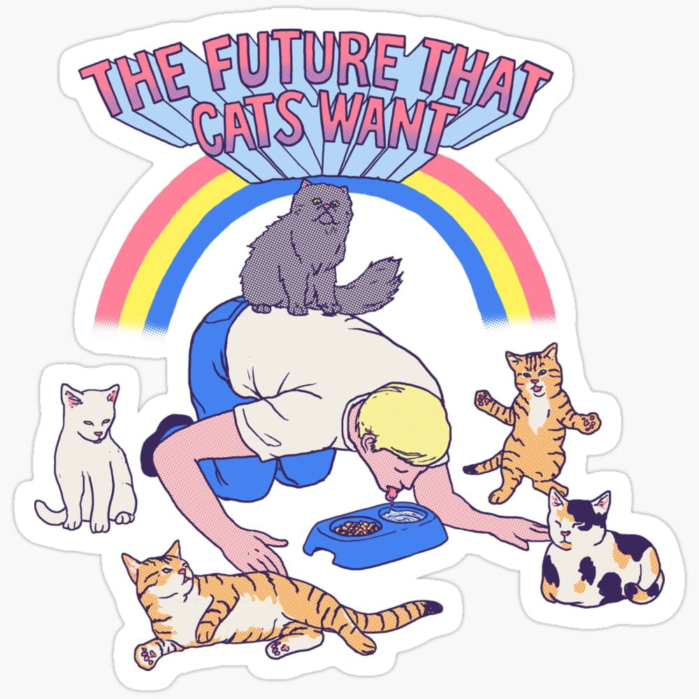 Kira Sticker - The Future That Cats Want Perfect Gift for everyone ...