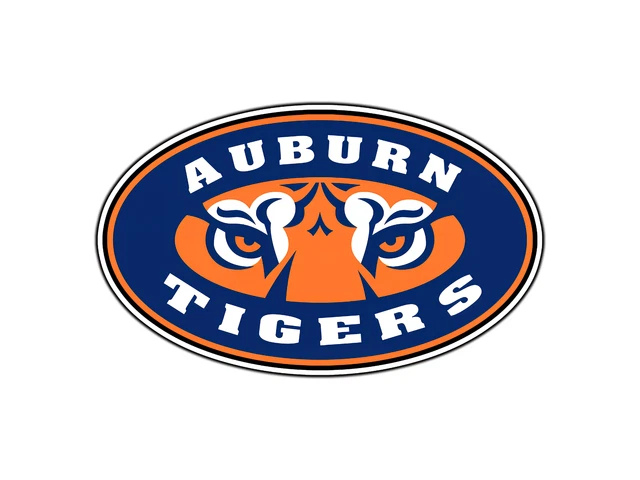 Auburn University Tigers Kiss-cut Stickers, Logo NCAA Sports Decals