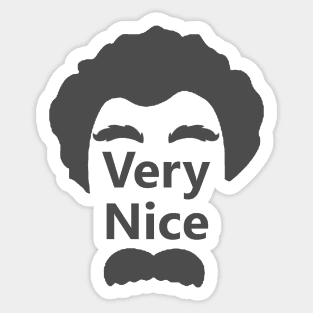 Very Nice - Borat Bumper Sticker Vinyl Decal 5" | Funny Car Sticker From Movie