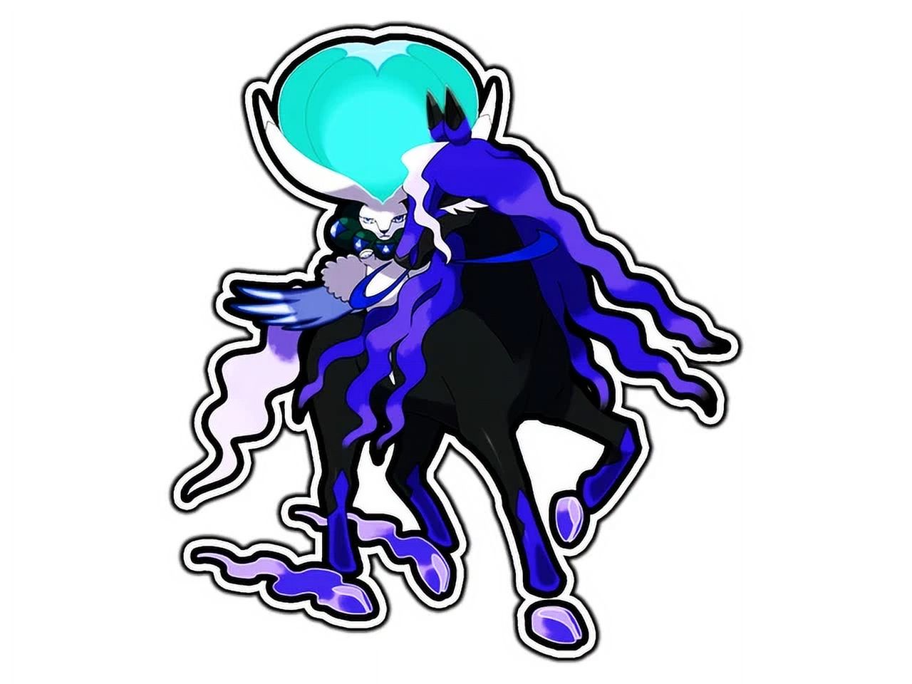 Kira Sticker With Calyrex Shadow Rider Decorative Laptop, Phone ...