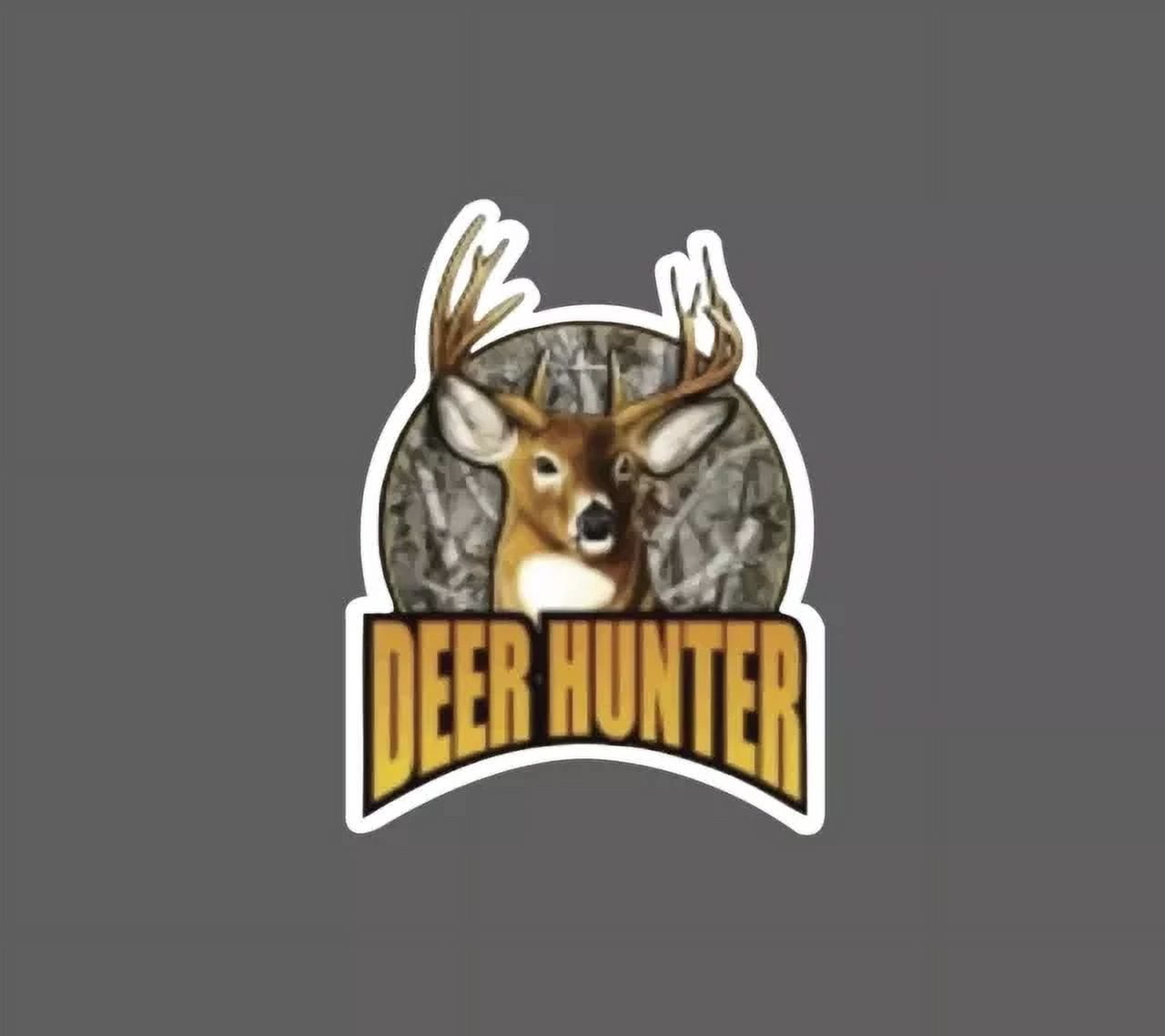 Kira Sticker With Deer Hunter Buck Decorative Laptop, Phone Stickers ...