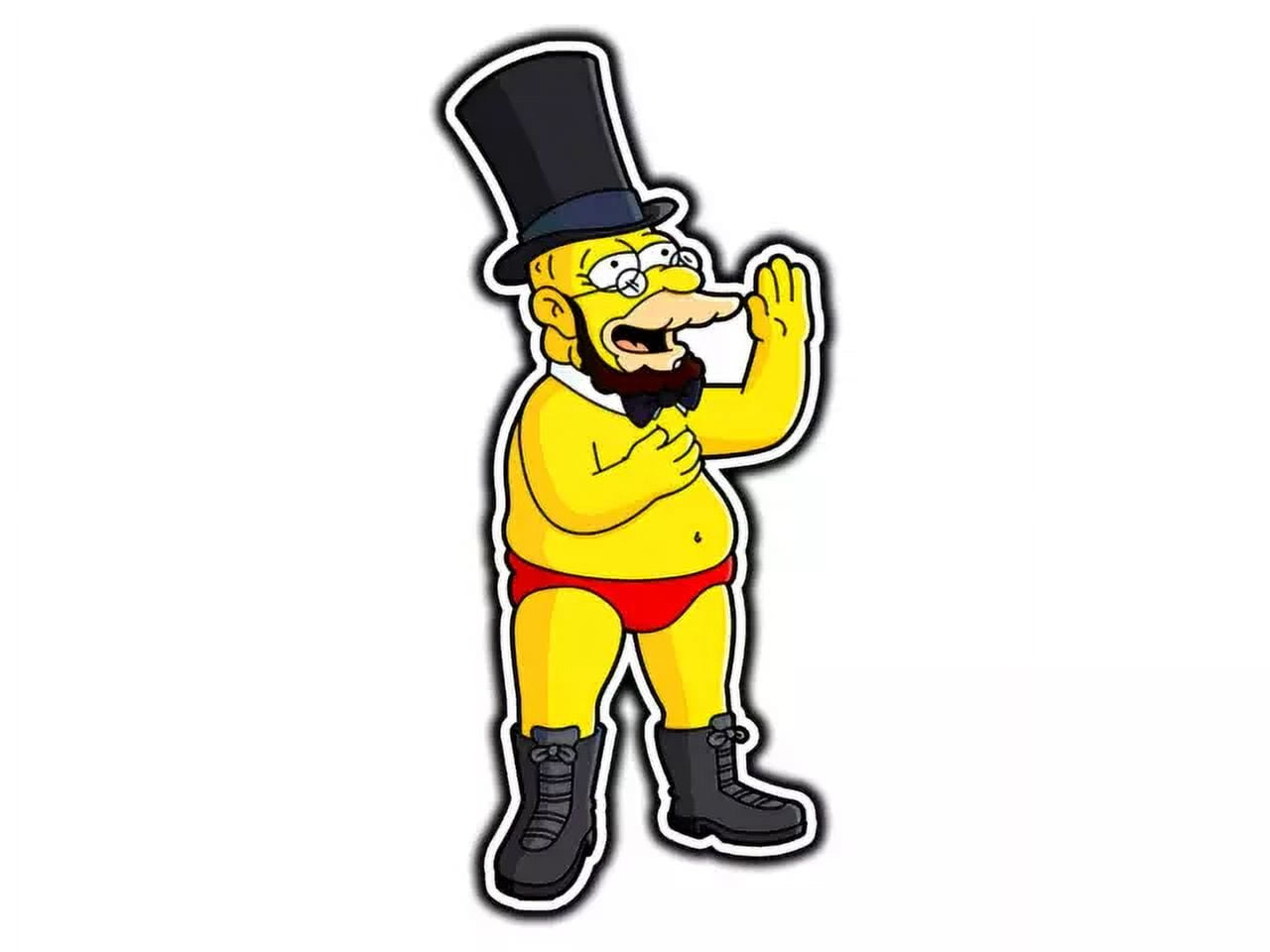 Kira Sticker With Honest Grampa Abe Decorative Laptop, Phone Stickers ...