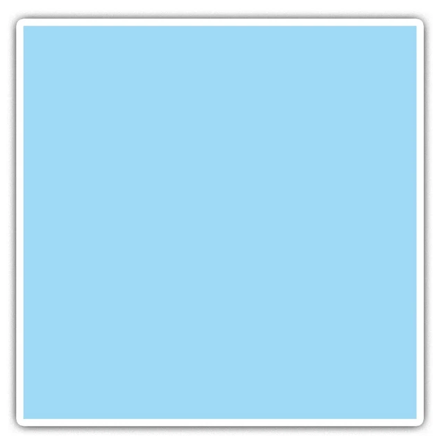 Kira Sticker With Ice Light Blue Colour Block Decorative Laptop, Phone ...