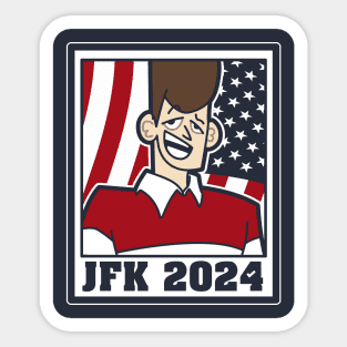 Jfk Jr. Sticker Kira Sticker With Jfk 2024 Decorative Laptop, Phone Stickers ...