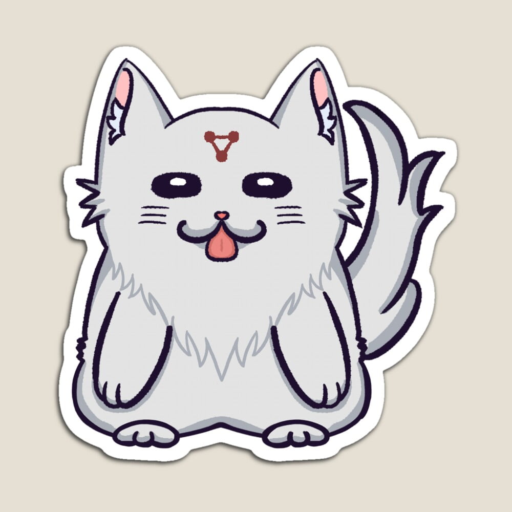 Kira Sticker With Jujutsu Dog #1 - Divine Shiro Decorative Laptop ...