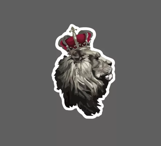 Computer Crown Sticker Kira Sticker With Lion Crown King Decorative Laptop, Phone Stickers ...