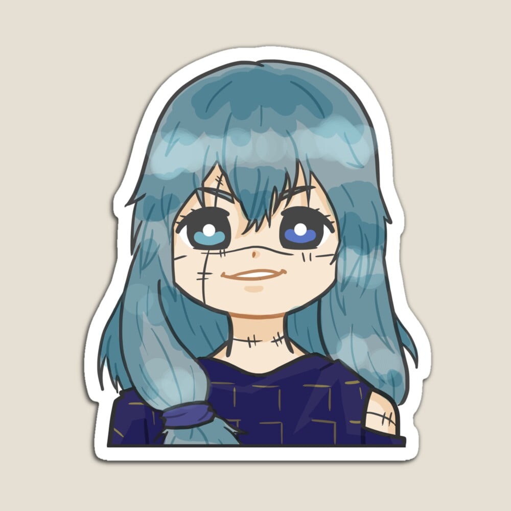 Kira Sticker With Mahito Chibi Decorative Laptop, Phone Stickers ...