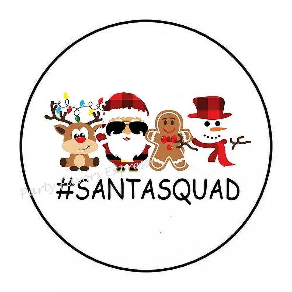 Kira Sticker With Santa Squad Decorative Laptop, Phone Stickers ...