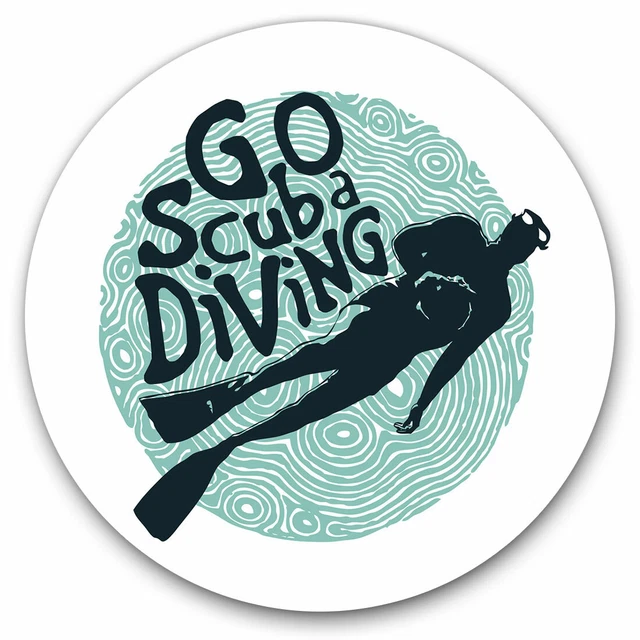 Kira Sticker With Scuba Diving Dive Diver Cool Gift Decorative Laptop ...