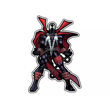 Spawn Comics Logo Vinyl Decal Sticker For Car, Truck, Laptop, Wall - Waterproof & Self-Adhesive
