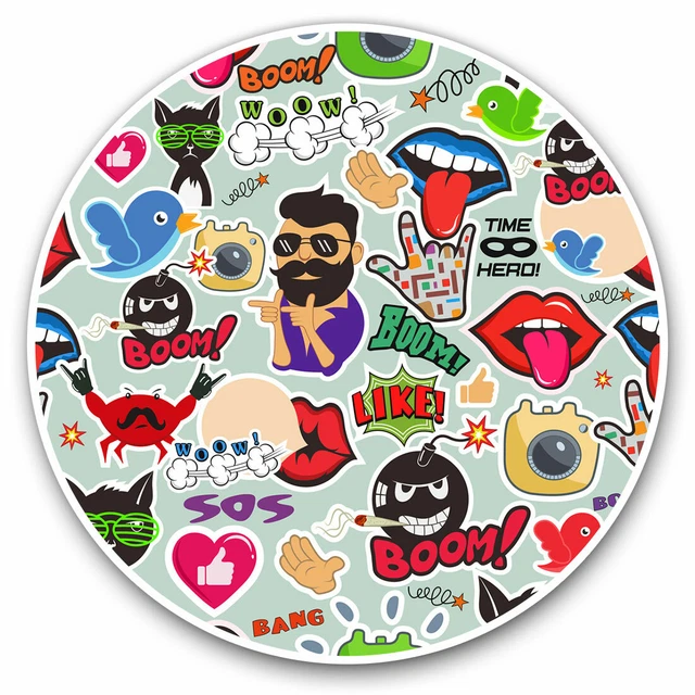 Kira Sticker With Teenager Funny Icons Boys Cool Gift Decorative Laptop ...