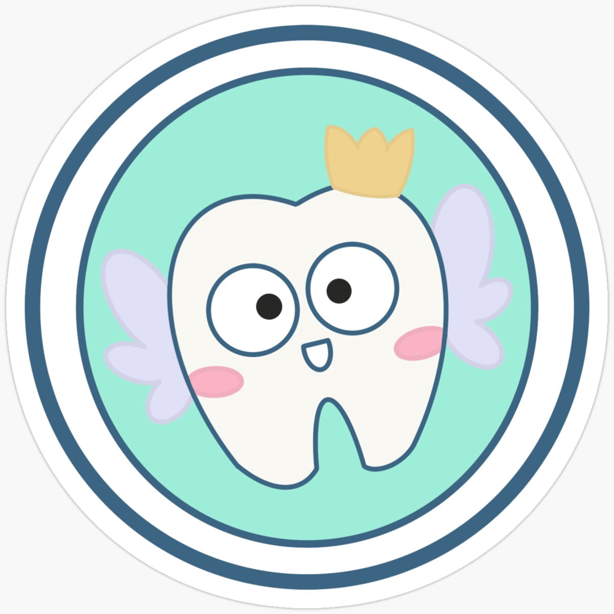 Kira Tooth Fairy Logo Sticker Waterproof Sticker for Water Bottles ...