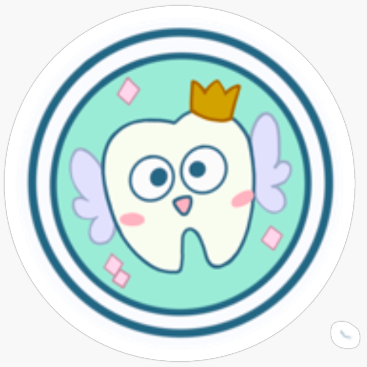 Kira Tooth fairy sticker Sticker Waterproof Sticker for Water Bottles ...