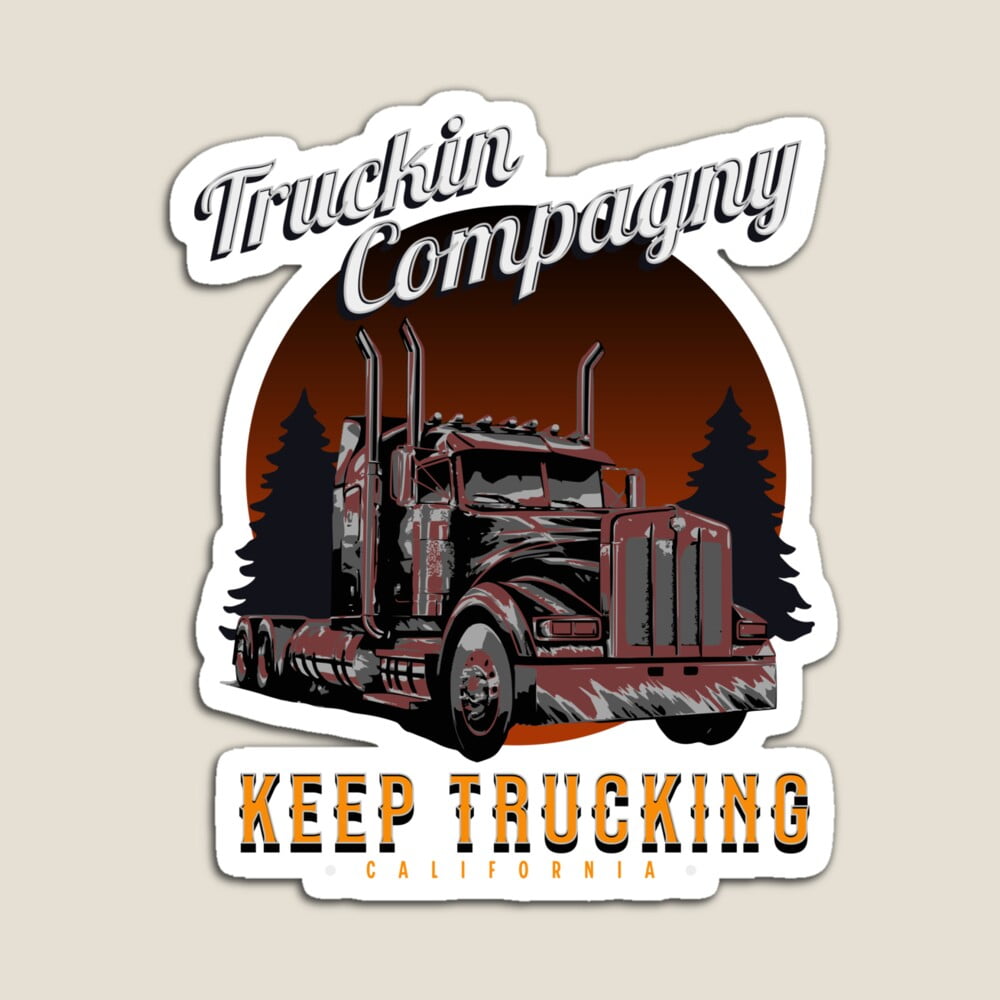 Sticker Tuerkcing Kira - Trucking Compagny - Trucking And Chucklin - Road Warrior ...