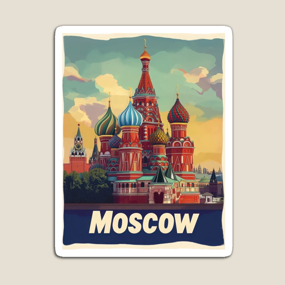 Kira - This Vintage Travel Poster Beautifully Showcases The Iconic St ...