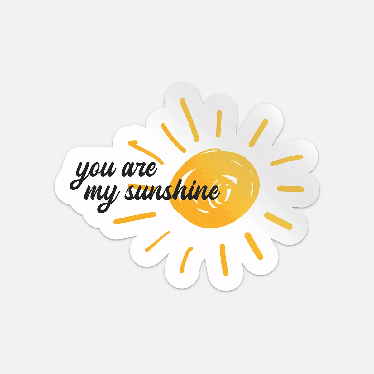 3 Pack Hello Sunshine Car Mirror Decals - Pink Word Stickers For Rearview Mirror, Laptop, Windows | Positive Affirmation Vinyl Stickers