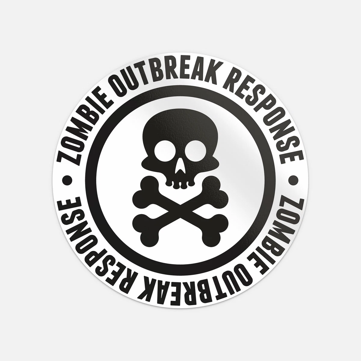 Zombie Outbreak Response Team Sticker Zombies & Monsters Stickers - Sticker Coll