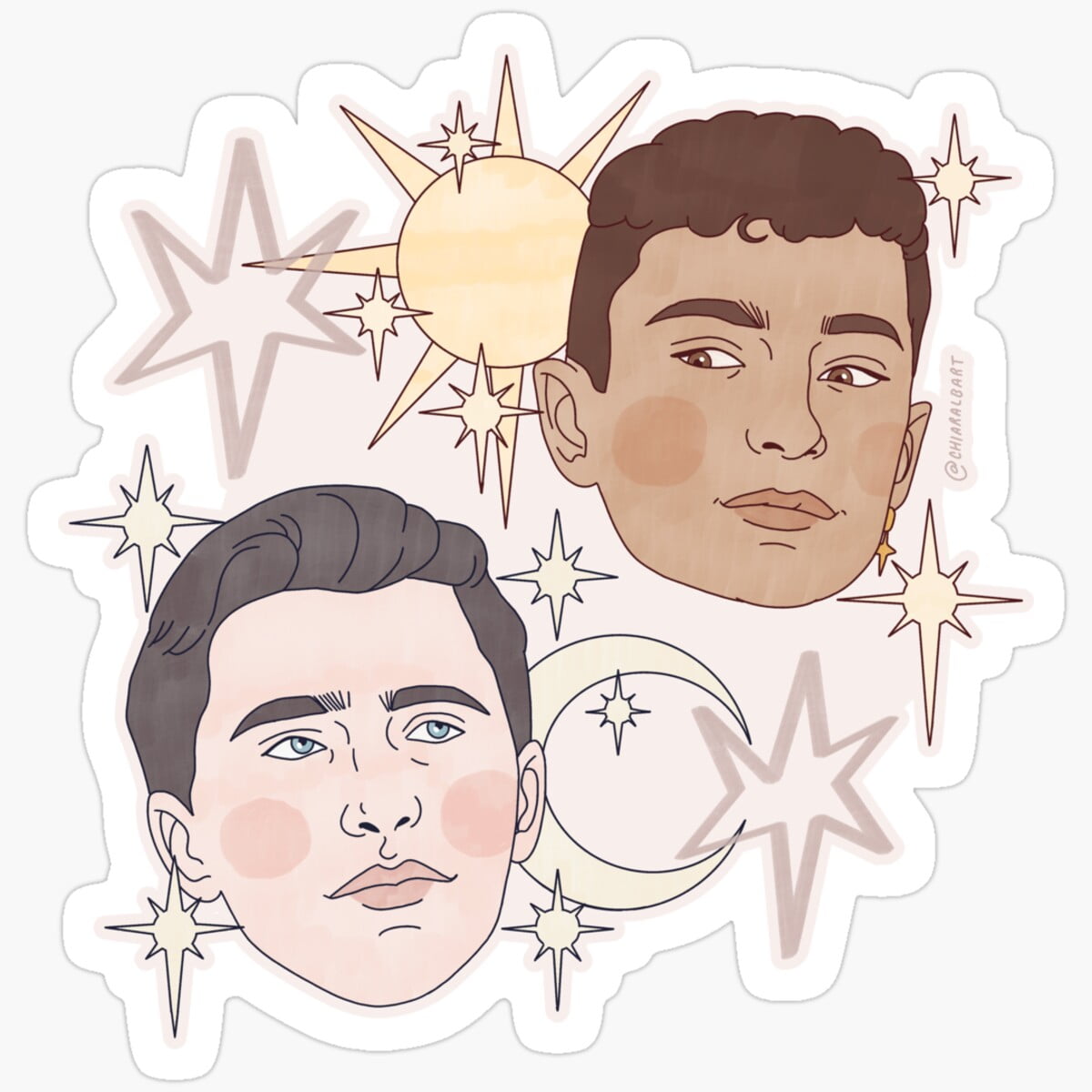 Kira edwin x charles Sticker Waterproof Sticker for Water Bottles ...