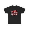 thumbnail image 1 of KiraKira Anti Valentine Club T-Shirt, Bold Pink Typography Valentine's Day Sweatshirt, Unisex S-5XL Hoodie, Funny Love Gift, 1 of 5