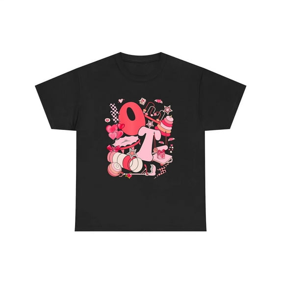 KiraKira Pink OT Valentine Graphic T-Shirt, Cute Collage Hoodie, Adorable Valentine's Day Sweatshirt for Women, Unisex S-5XL Gift