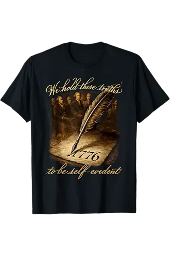 1776 Founding Fathers Declaration of Independence 250th T-Shirt