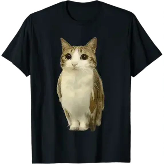 Kiraa Cat Owl Cursed Internet Funny Brainrot Meowl Meme T-Shirt