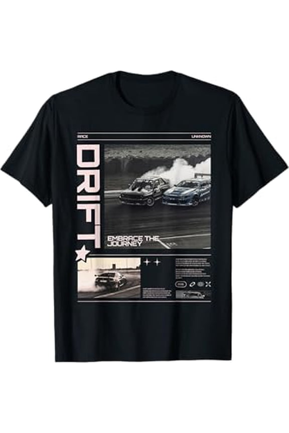 Cool Retro Vintage Japanese JDM Tokyo Japan Drift Race Car T-Shirt
