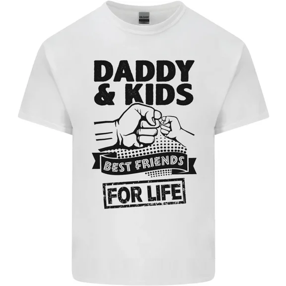 Kiraa Daddy & Kids Best Friends Fathers Day Mens Womens T-Shirt
