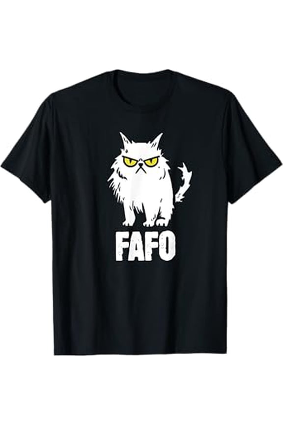 Funny Cat FAFO T-Shirt