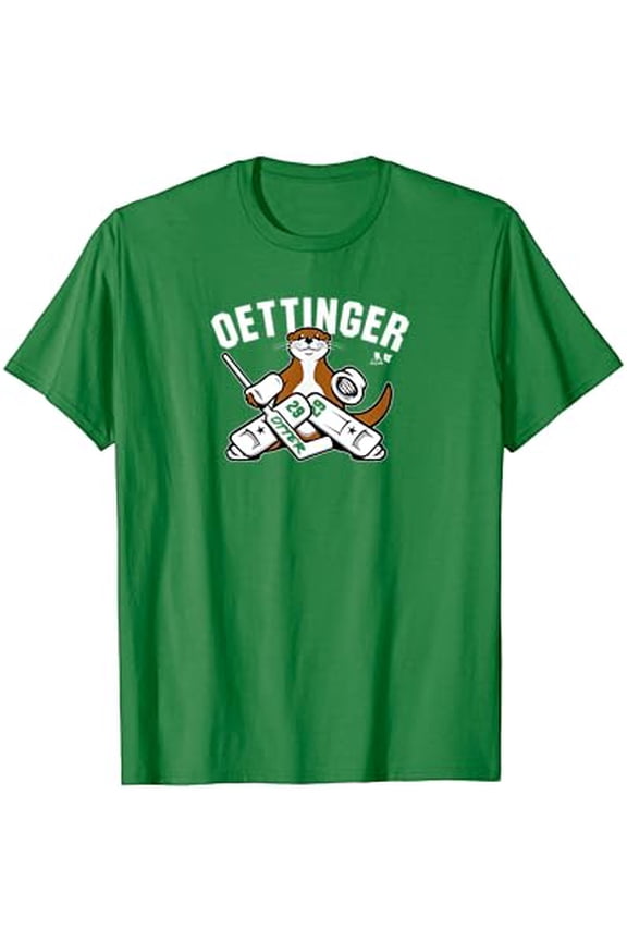 Jake Oettinger: Otter - Dallas Hockey T-Shirt