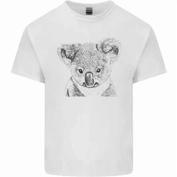 Kiraa Koala Bear Sketch Ecology Environment Mens Womens T-Shirt