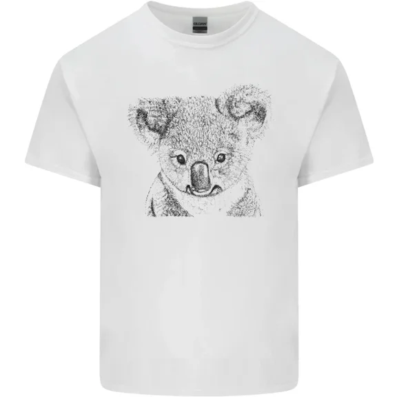 Kiraa Koala Bear Sketch Ecology Environment Mens Womens T-Shirt