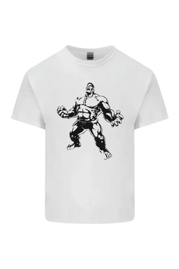 Muscle Man Gym Training Top Bodybuilding Mens Womens T-Shirt