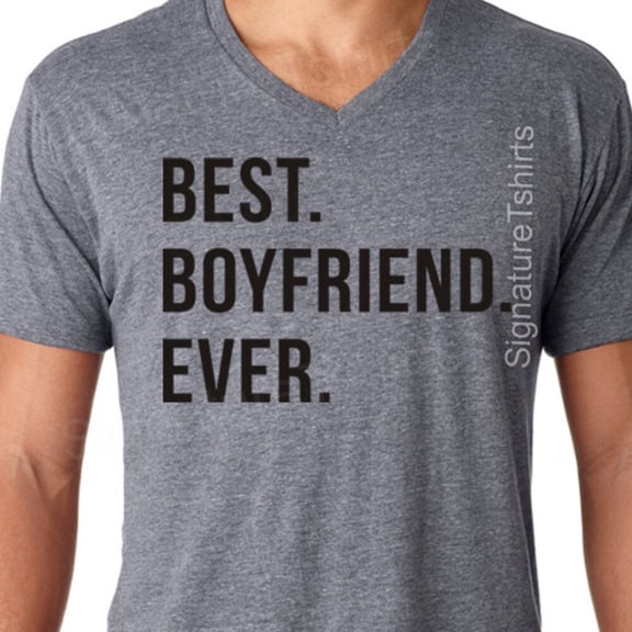 Kiraa Tee With Boyfriend Shirt Boyfriend Gift Anniversary Gift Best Boyfriend Ever Tshirt Birthday T Shirt Boyfriend Tee Soft Shirt Valentine'S Day Birthday Gifts; For Men & Women