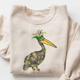 thumbnail image 1 of Kiraa Tee With Mardi Gras Pelicans Shirt, Mardi Gras Sweatshirt, Women Mardi Gras, Beads Shirt, Louisiana Parade,Animal Gift,Pelican Mardi Gras Nola Tee Birthday Gifts; For Men & Women, 1 of 4