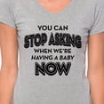 thumbnail image 1 of Kiraa Tee With Pregnancy Announcement Shirt, Pregnancy Reveal, Baby Announcement, Funny Pregnancy Shirt, How To Announce Pregnancy, Maternity Tee, New Mom Birthday Gifts; For Men & Women, 1 of 4