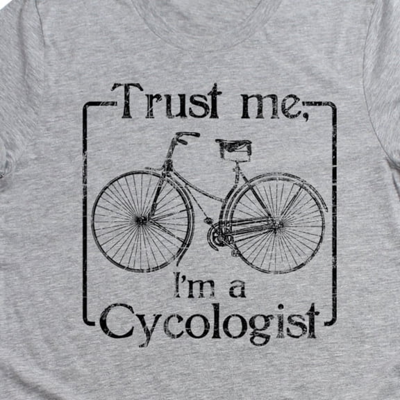 Kiraa Tee With Trust Me I'M Cycologist Mens T-Shirt, Cycling Shirt, Bicycle, Bike Shirt, Husband Gift, Fathers Day Gift, Gift For Dad, Cycling T-Shirt Birthday Gifts; For Men & Women