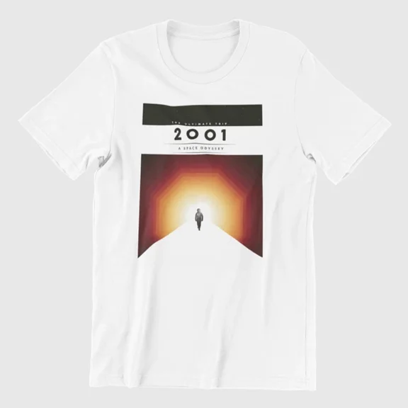 Kiraa Tee With 2001 A Space Odyssey Movie T-Shirt | Theatrical Design | Unisex Birthday Gifts; For Men & Women