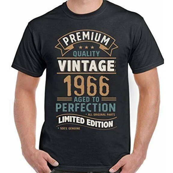 Kiraa Tee With 59Th Birthday T-Shirt 1966 Mens Womens 59 Year Old Vintage Year Limited Edition