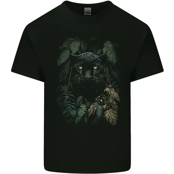 Kiraa Tee With A Black Jaguar Wild Cat Mens Womens S-5Xl T-Shirt