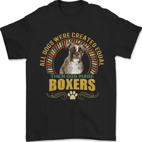 Kiraa Tee With A Boxer Dog Mens S-5Xl T-Shirt
