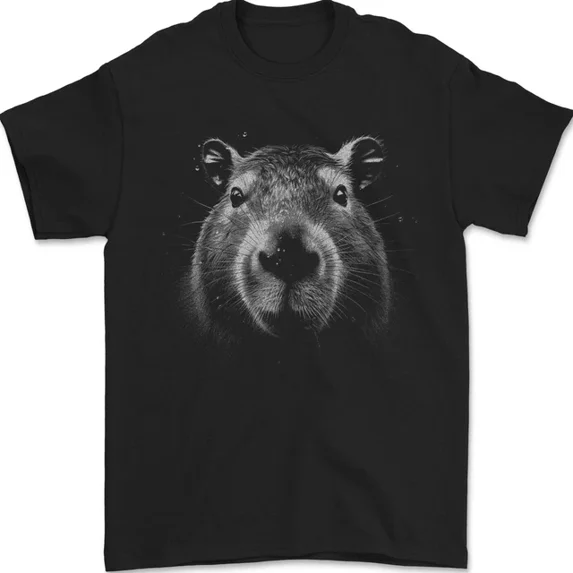 Kiraa Tee With A Cool Capybara Mens Womens S-5Xl T-Shirt