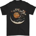 thumbnail image 1 of Kiraa Tee With A Japanese Syle Tree On A Moon Fantasy Mens Womens S-5Xl T-Shirt, 1 of 5