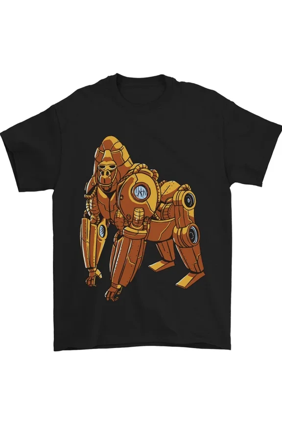 Tee With A Steampunk Gorilla Ape Mens Womens S-5Xl T-Shirt