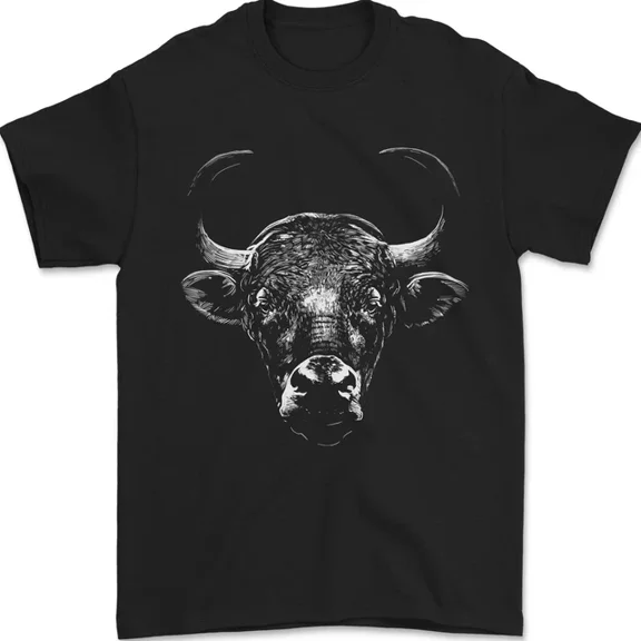 Kiraa Tee With A Wild Bull Mens S-5Xl T-Shirt