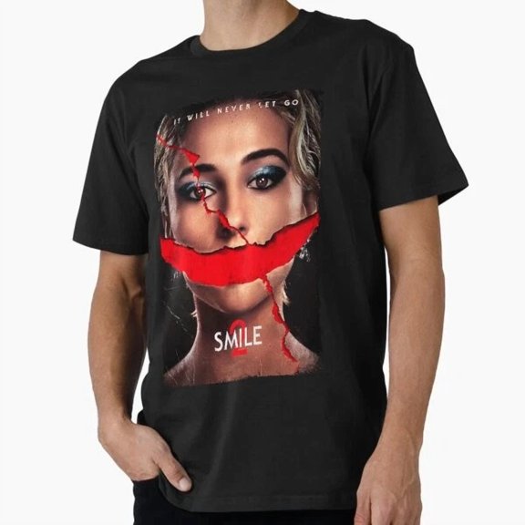 Kiraa Tee With Aesthetic Smile 2 Horror Movies Graphic T-Shirt S-5Xl