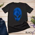 thumbnail image 1 of Kiraa Tee With Alien Head T-Shirt Extra-Terrestrial Dark Blue Scary Aliens Unisex S-5Xl T-Shirt, 1 of 5