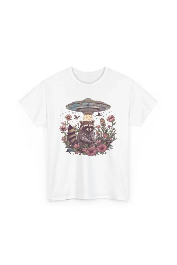 Tee With Alien Vibes T-Shirt S-5Xl | Ufo Graphic Tee | Space Inspired Casual Tee Birthday Gifts; For Men & Women