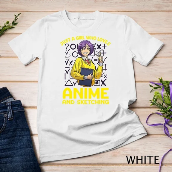Kiraa Tee With Anime Art For Women Teen Girl Anime Merch Sketch Anime Lover Unisex S-5Xl T-Shirt Birthday Gifts; For Men & Women
